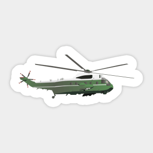 Marine One Helicopter Sticker